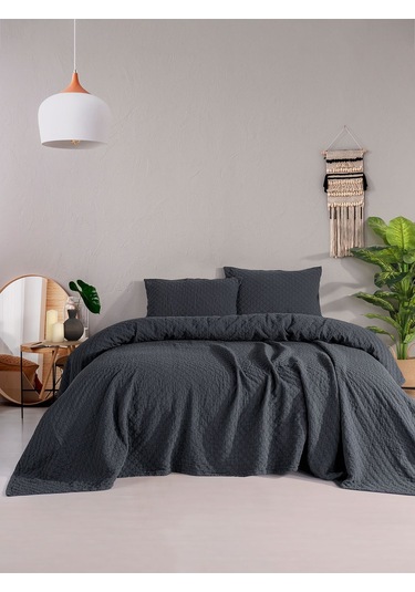 Cmbridge Yatak Örtüsü Gri