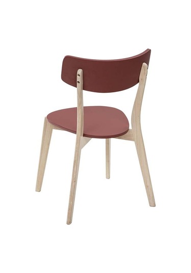 Vitale Eleen Ahşap Sandalye Gül Kurusu Ms.sa040