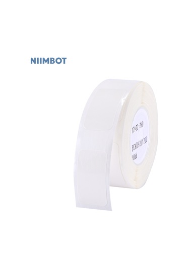 Moveevo Beyaz Termal Etiket Kağıdı, 12x22mm, 260 Adet, Suya Dayanıklı, Otomatik Yapışkan, Renksiz, Ev/ofis/mağaza Kullanıma Uygun 1 Rulo