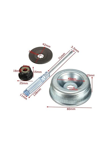 Symbee Fs Serisi Için Metal Bıçak Adaptörü Tamiri Seti - Somun, Washer, Plate Ve Tornavida Ile Kolay Kurulum