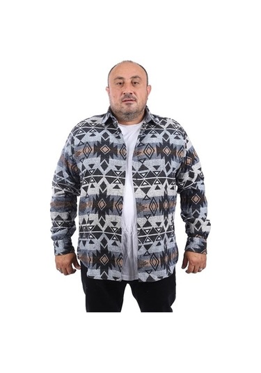 Starbattal Büyük Beden Oduncu Gömlek Red Apple 22210-2739