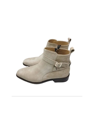 Güvener OZ338 Bej Süet Erkek Bot Bej