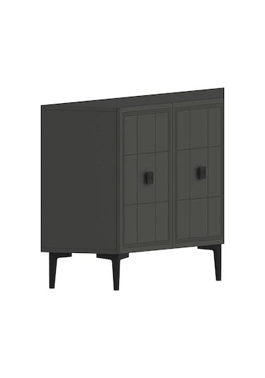 Ka1802a - Yuka Konsol, Tv Sehpası Antrasit 180cm Antrasit / Koyu Gri