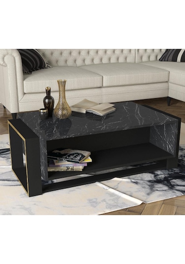 Dekorister Exclusive Bianco Orta Sehpa Mermer
