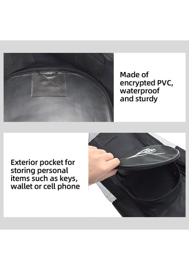 Qingmipy Keepdıvıng Ağızlı Pvc Depolama Çanta, 72x22x12cm, 260g, Hızlı Erişim İçin Delikli Tasarım, Su Sporları Malzemeleri İçin