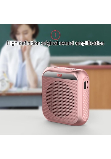 8w Ses Amplifikatörü Megafon Taşınabilir 2200ma Şarj Edilebilir Ses Hoparlörü Öğretmenler Tur Rehberi İçin Mikrofonlu Hoparlör
