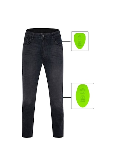 Tech90 Vecton Ad Pro Black Kevlar Cordura Motosiklet Pantolonu