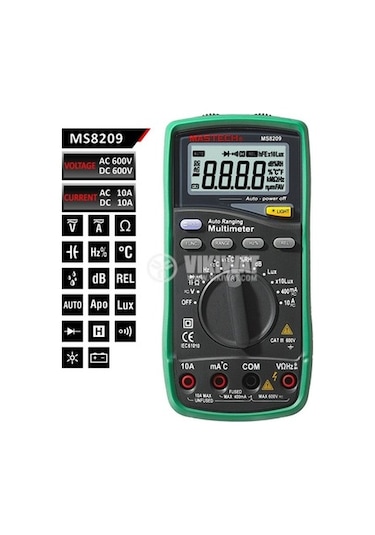 Mastech Ms8209 5 İn 1 Multi Sensörlü Otomatik Dijital Multimetre