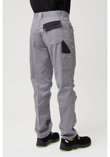 Alkanna Trousers - Fonksiyonel Ve Dayanıklı İş Pantolonu Gri-siyah Gri - Siyah