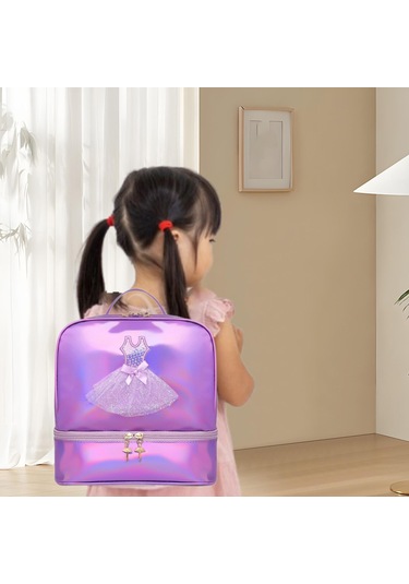 Suntek Bale Dans Sırt Çantası Günlük Spor Jimnastiği Için Mor