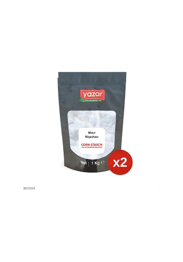1 Kg X 2 Paket Yazar Mısır Nişastası