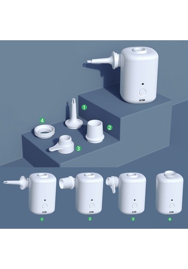 Jeemson Taşınabilir Çift Amaçlı Şişirme Pompası - Hızlı Ve Etkili Şişirme Çözümü