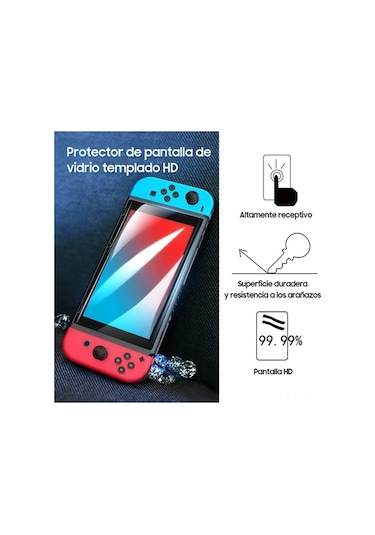 Novahub Nintendo Switch Koruma Seti: Şeffaf Kılıf, Çanta, Ekran Koruyucu, Usb Kablo, Aksesuarlar Paketi