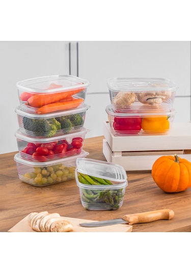 Porsima 1072 10' Lu Kendinden Kapaklı Buzluk Saklama Kabı 1 Lt