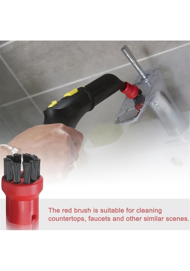 Junzhuodianpu Karcher Sc2 Sc3 Sc4 Sc5 Buharlı Temizleyici Parçaları Güçlü Nozul Yedek Parçaları İçin Temizleme Fırçası Başlığı Fırçası