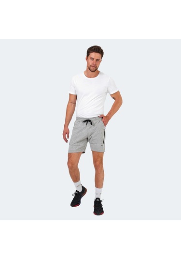Slazenger NAZAIRE IN Erkek Cepli Fıtness Gri Şort