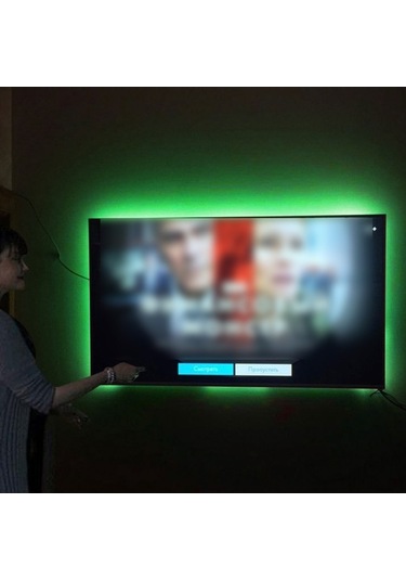 Ulzyvf Rgb Led Şerit Işık - Tv, Bilgisayar Dekorasyonu Uzaktan Kumandalı Led Şerit Diğer