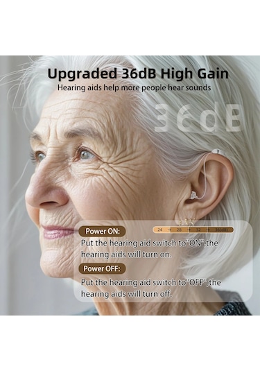 Şarj Edilebilir İşitme Cihazları Yetişkinler İçin Görünmez Dijital Kulak Amerika Birleşik Devletleri