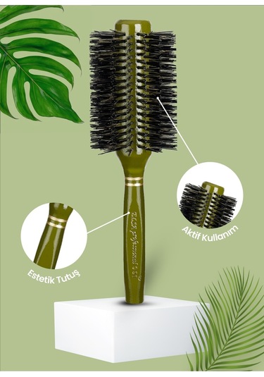 Professional 0.90 Yeşil Saç Fırçası