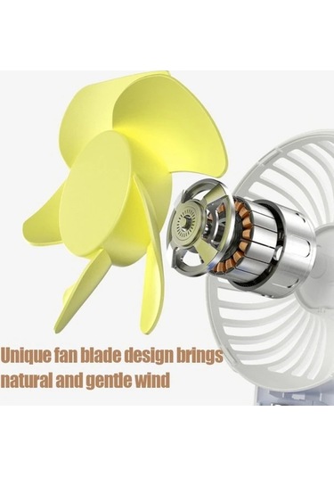 Ebitda Jısulıfe El Tipi Vantilatör, 3 Hızlı, Taşınabilir, Masa Üstü, Power Bank, Aromaterapi, Mini Fan, Kızlar İçin