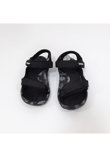 Jump 30066 Siyah Cırtlı Rahat Erkek Çocuk Sandalet 001