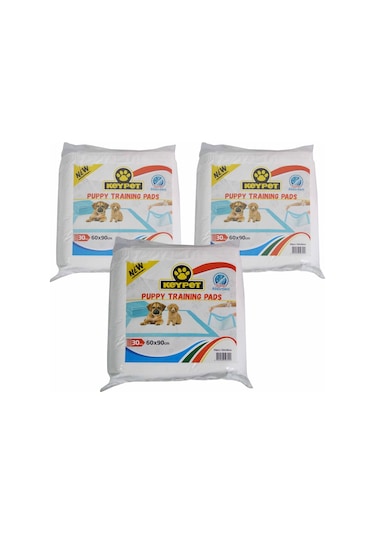 Keypet Köpek Çiş Pedi 30'lu 3 adet (60x90)