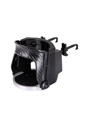 Cbtx Araba Su Bardağı Tutucu Çok Fonksiyonlu Hava Çıkışı Cep Telefonu Tutucu Küllük Karbon Fiber Gümüş Kenar