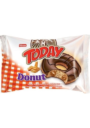 Today Donut Kek Karamelli 35 Gr. 24 Adet (1 Kutu)