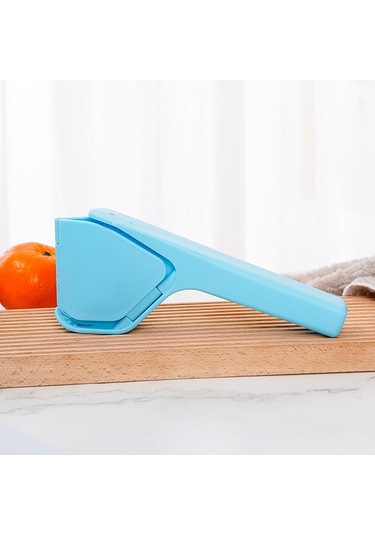 Max Juice Extraction Limon Limon Sıkacağı Kullanımı Kolay Düz Limon Sıkacağı Kaldıraçlı Sıkacak Dahili Süzgeçli Mavi