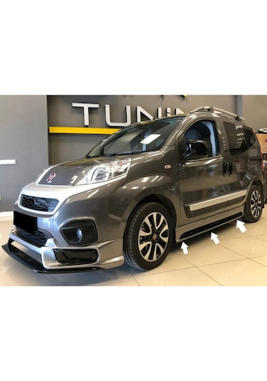 Fiat Fiorino Yan Marşpiyel Seti Plastik 2 Adet Mat Siyah