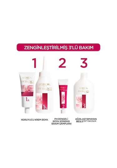Loreal Excellence 4 Koyu Kahve Set Saç Boyası
