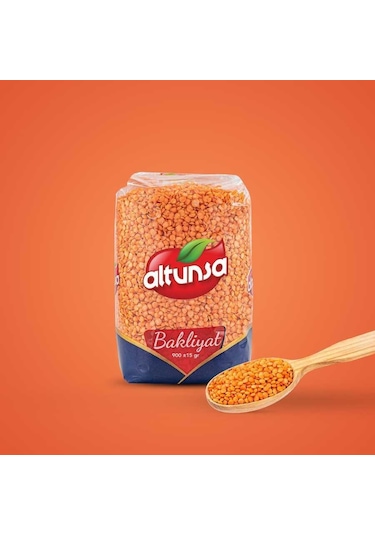 Altunsa Kırmızı Mercimek Yerli 900 G