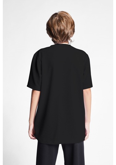 Lescon Çocuk Kısa Kollu T-Shirt 24S-3298-24B Siyah