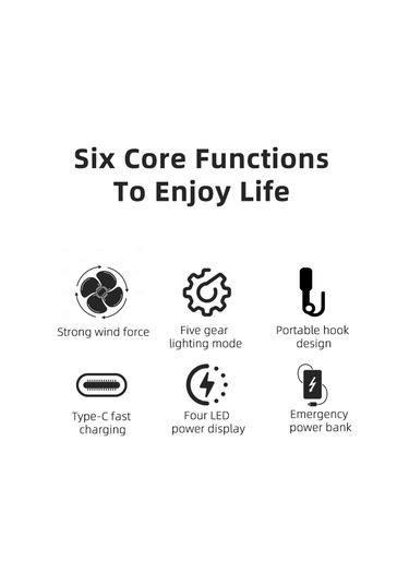 West Biking Çok Fonksiyonlu Kamp Fanı Açık Taşınabilir Işık Hızlı Kırmızı Kızıl