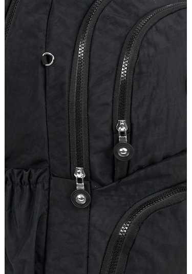 Lüx Ve Çok Cepli Su Geçirmez Krinkıl Okul Çantası, Krinkıl Sırt Siyah