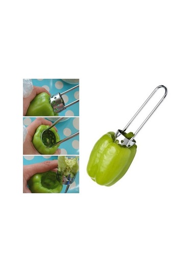 Büro Ev Ofis Mutfağı İçin Kolay Oyma Aparatı Dolma Biber Kabak Oyacağı Diğer