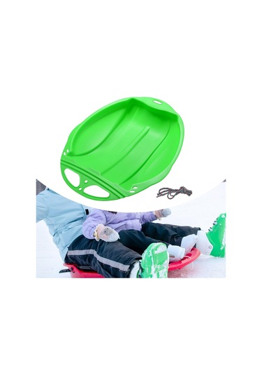 Homyl Kar Kızağı Büyük Kum Kayar Kızak Erkek Kız Çocuk Yeşil