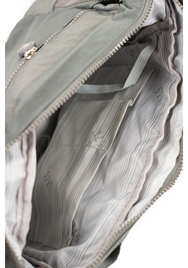 Krinkıl / Klinkır Su Geçirmez Kumaş Çok Gözlü Çapraz Kol Ve Omuz Postacı Çantası 116g Gri