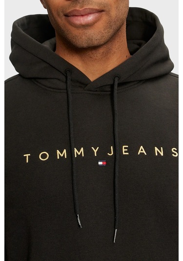 Tommy Jeans Erkek Sweat Dm0dm20503 Bds Siyah Siyah