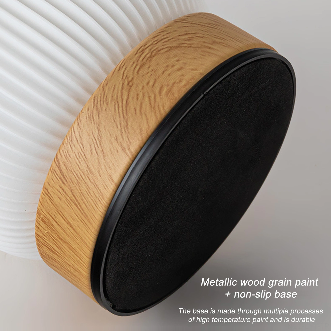 Youtek Ahşap Desenli Led Gece Lambası, Dokunmatik Kontrol, Üç Renk Ayarı, İç Batarya, Ev/manzaralar İçin Uyumlu Diğer