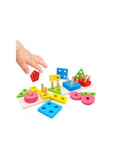 Montessori Ahşap Oyuncak 5 Li Set