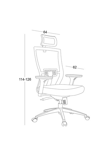 Vintage Çalışma Sandalyesi - Koltuğu Yönetici Koltuğu