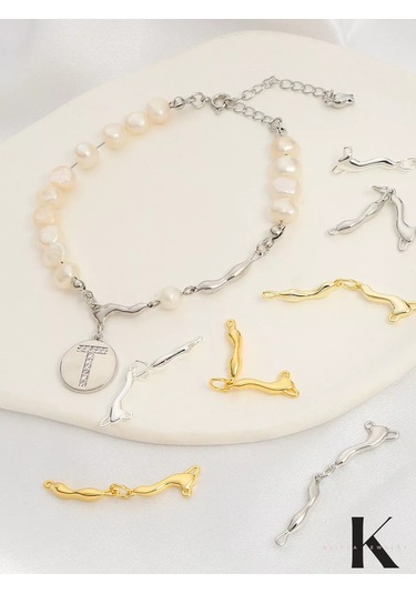 Klipsa Jewelry Platina Konnektör 1 Adet, 19x16 Mm 208085631