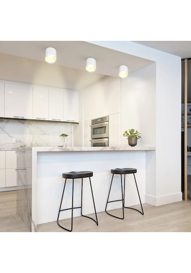 Spot Lamba Led 7W Silindir Beyaz-Gold Duvar Aydınlatma Armatür