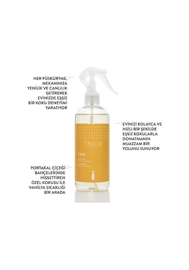 Thalia Home Portakal Çiçeği & Vanilya Kokulu Oda Spreyi 400 ML