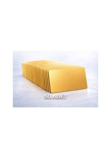 Rfgate Nfc Kart Dijital Kartvizit Ntag215 Gold - 50 Adet