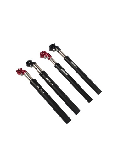 Zoom Alüminyum Alaşımlı Bisiklet Süspansiyon Koltuk Direği Dağ Mtb Yol Bisikleti Sabit Dişli Sele Direği - Siyah/27.2x350mm