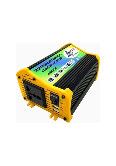 Wondernest Legend I Nesil Dc12v'den Ac220v 3000w Araç İnvertörü Siyah