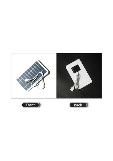Vkemall 5v 2w Tek Kristal Silikon Güneş Paneli - Usb Çıkışlı, Taşınabilir, Ip65 Su Geçirmez, Kamp Ve Dış Mekan Cep Telefonu Şarj Cihazı