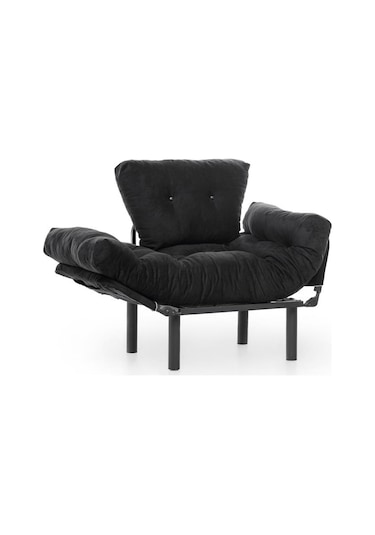 Pafu Nitta Koltuk Takımı 3+1 Siyah